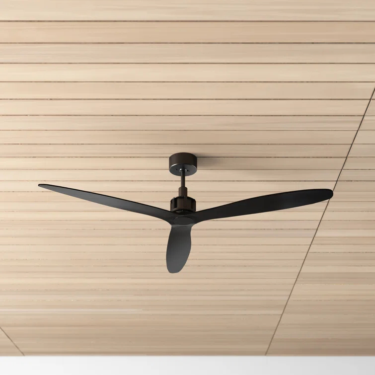 52" Zelda 3 - Blade Standard Ceiling Fan with Remote Control