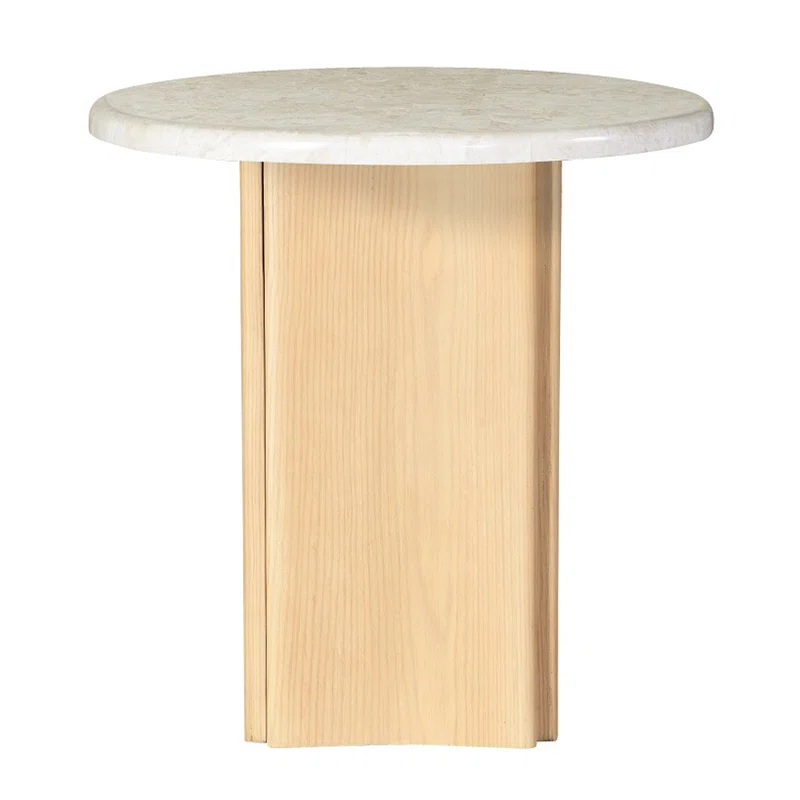 World Menagerie END TABLE W/MARBLE TOP