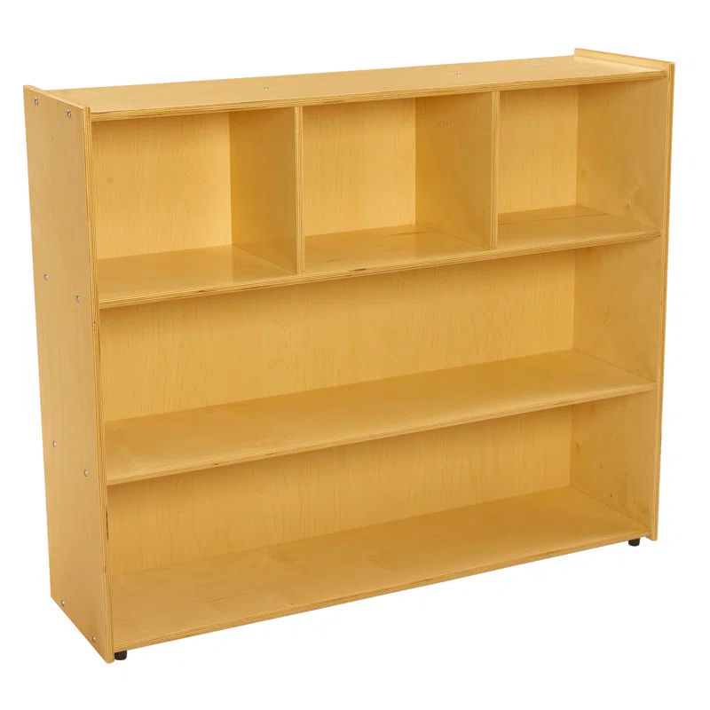 Childcraft 5 Compartment Manufactured Wood Shelving Unit
