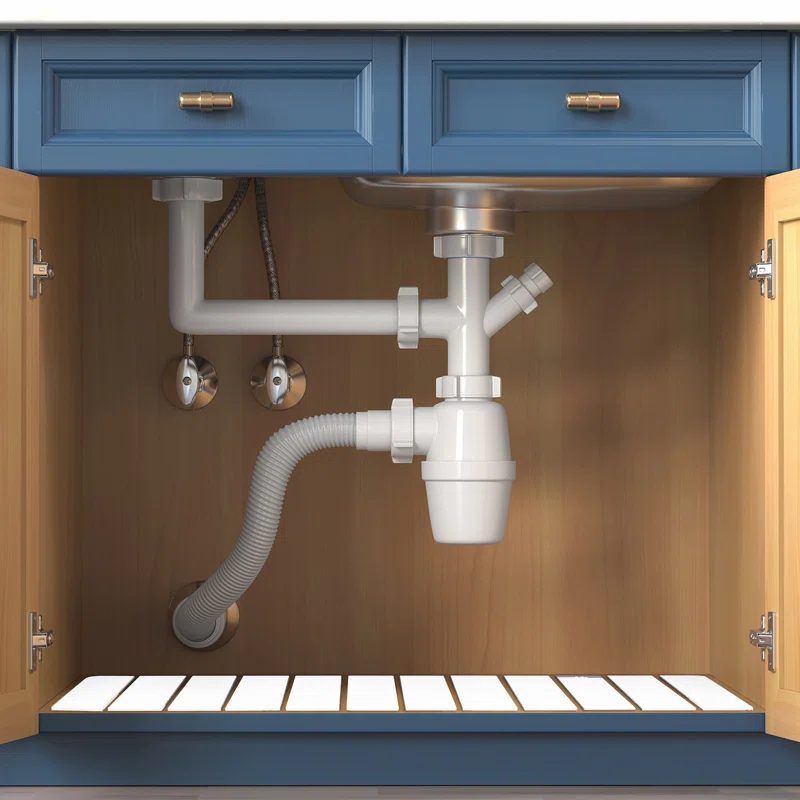 CastelloUSA Diatomite Water Absorbing Under-Sink Mat: Ultimate Protection for Your Cabinets