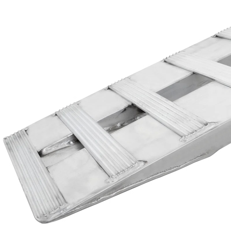 HD Ramps 72" Aluminum Truck Car Auto Trailer Ramps Auto Hauler Hook Ends 4000 lb