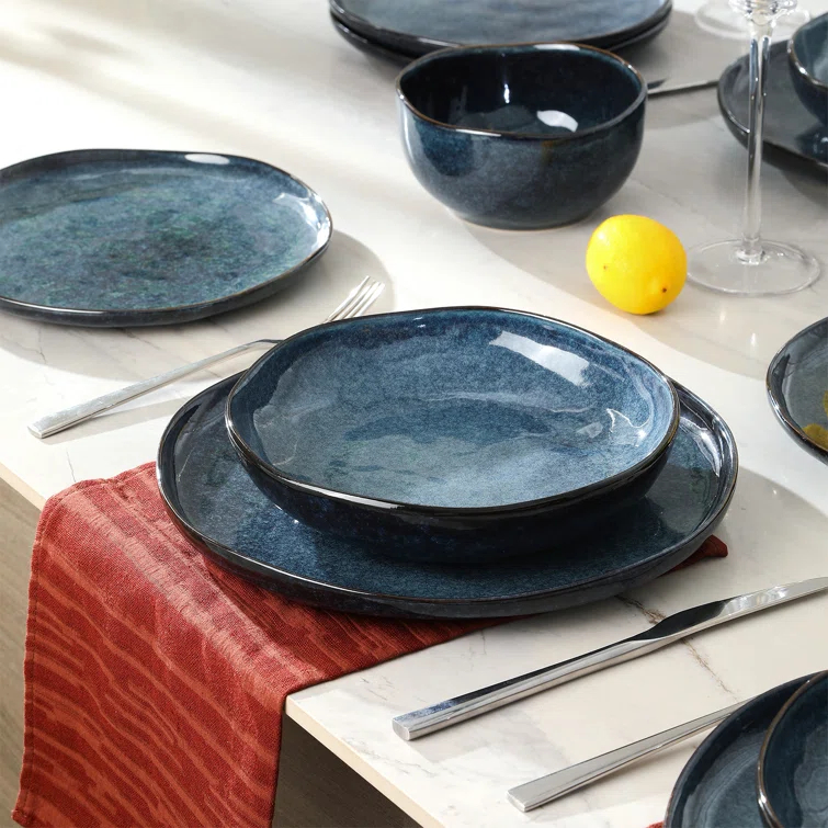 Stone Lain Mirella 4-Piece Pasta Bowl Set Stoneware (Set of 4)