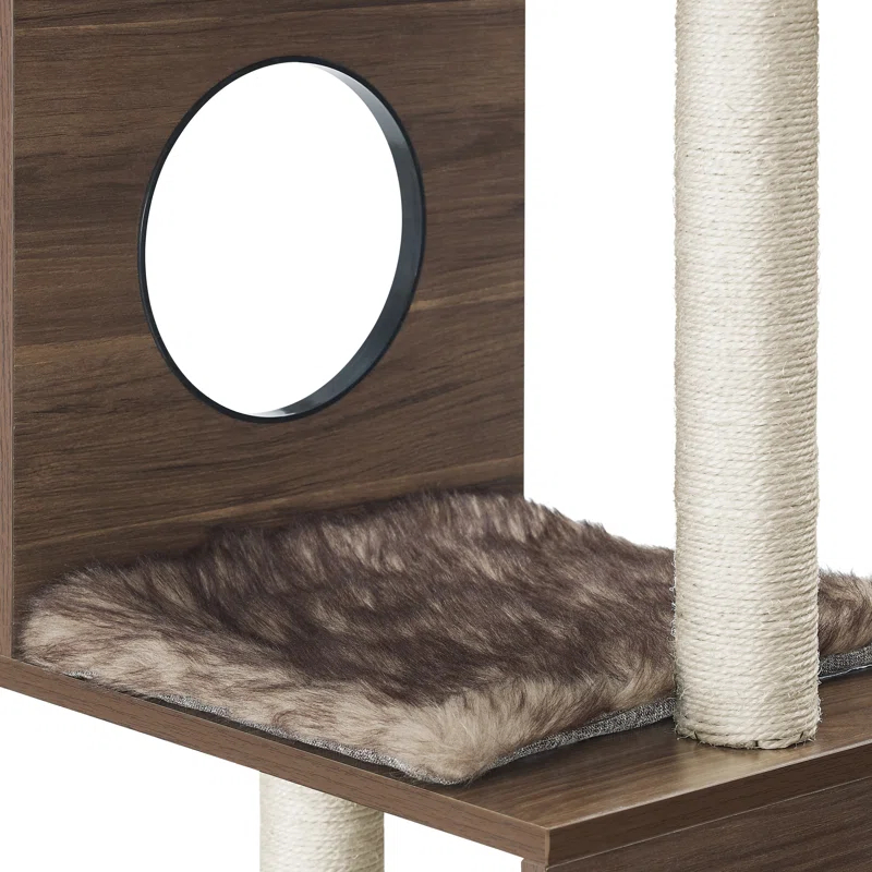 Sam's Pets Sheree Cat Tree 50" modern and easy clean