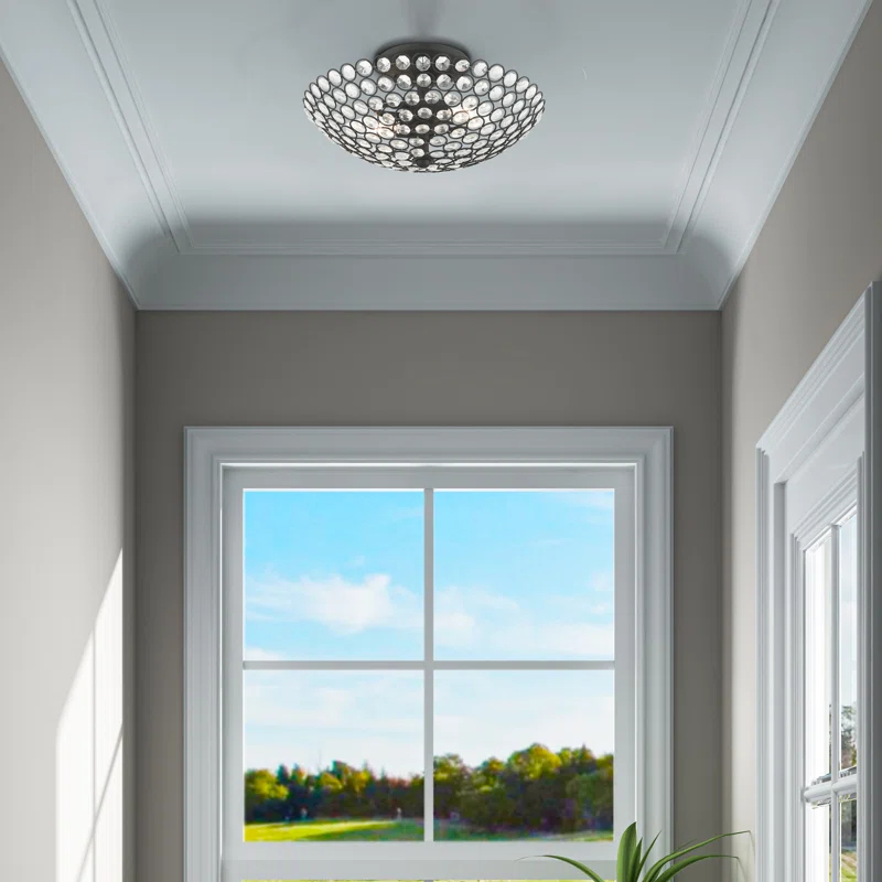House of Hampton® Ludie Semi Flush Mount