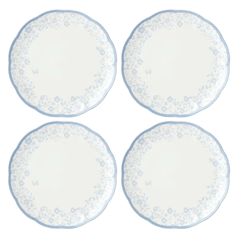 Butterfly Meadow Cottage 4Pc Dinner Plates
