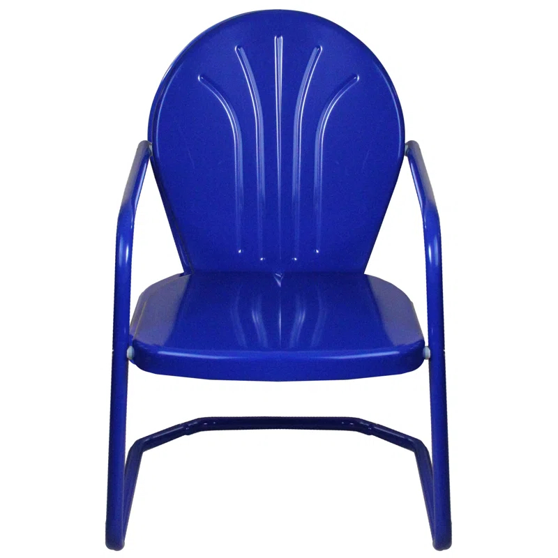 34-Inch Outdoor Retro Tulip Armchair