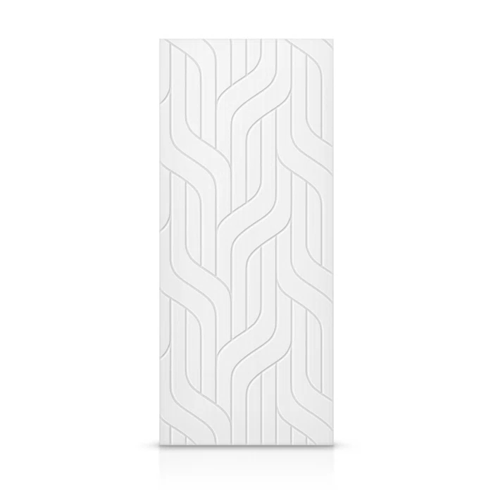 Calhome Hollow Paneled Painted Slab Door
