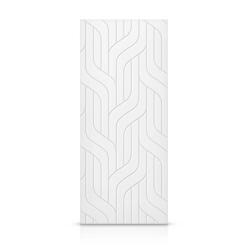 Calhome Hollow Paneled Painted Slab Door