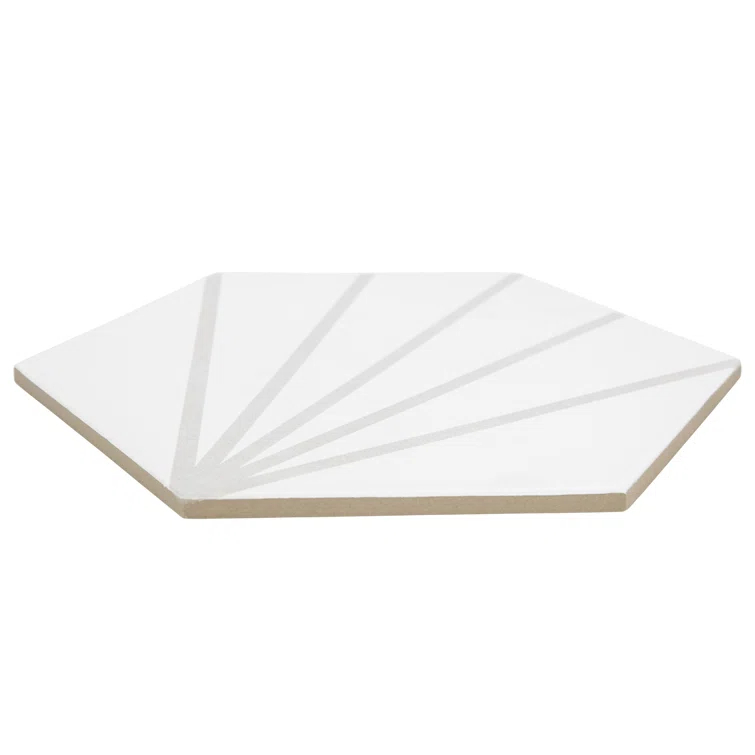Industry Tile Sun Stripe Hexagon Dark Gray