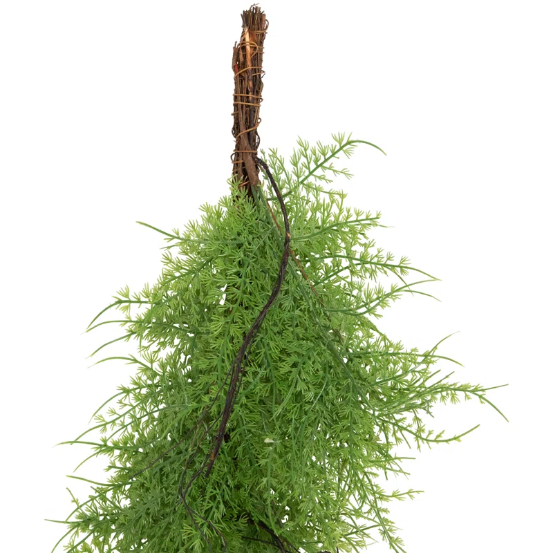 Northlight Seasonal 5' x 8" Green and Brown Cedar Artificial Christmas Garland - Unlit