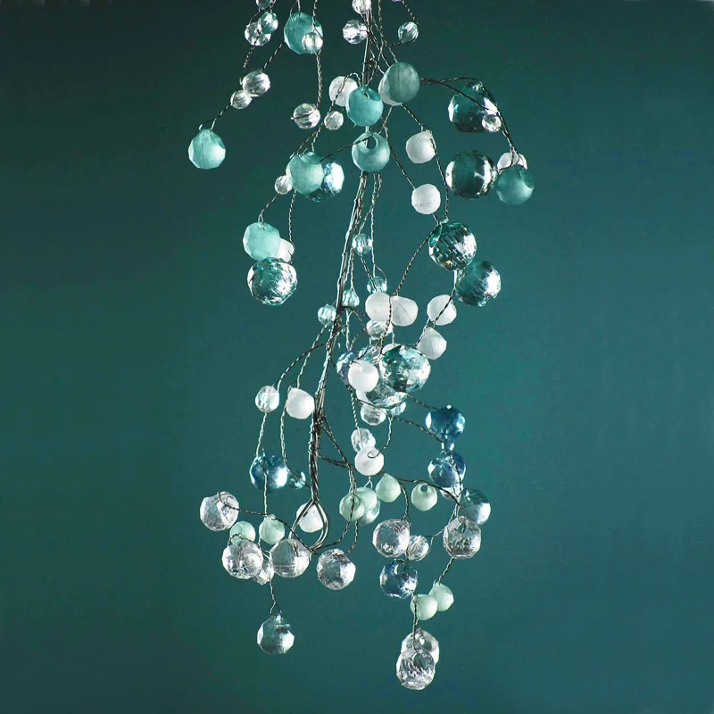 GT DIRECT CORP 48" Crystal Novelty Christmas & Party Garland (Set of 2)