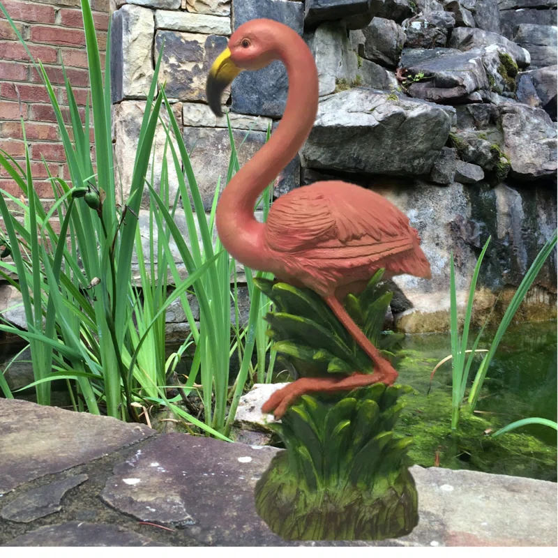 HomeStyles Life's a Beach Flamingo Statue