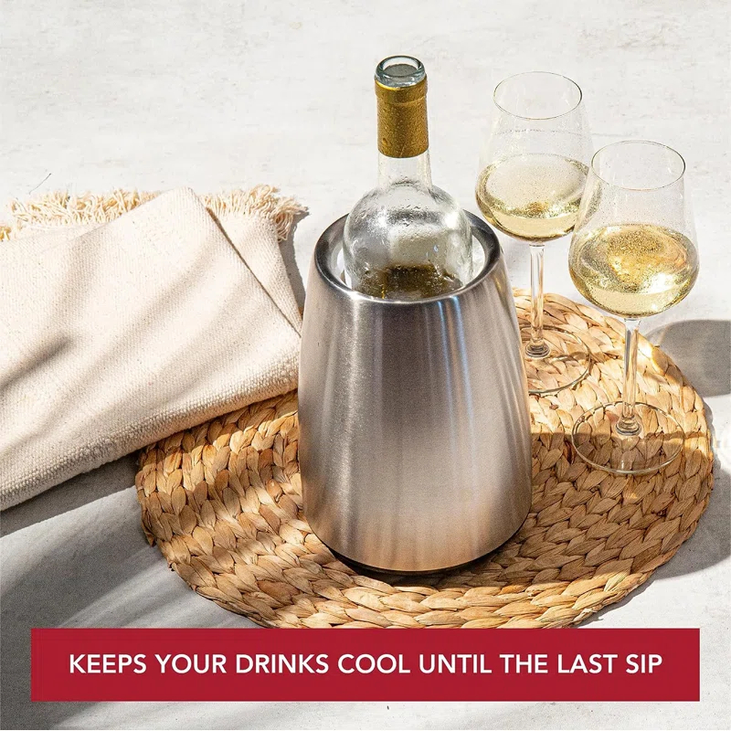 Vacu Vin Elegant Wine Cooler Plastic Wine Bucket