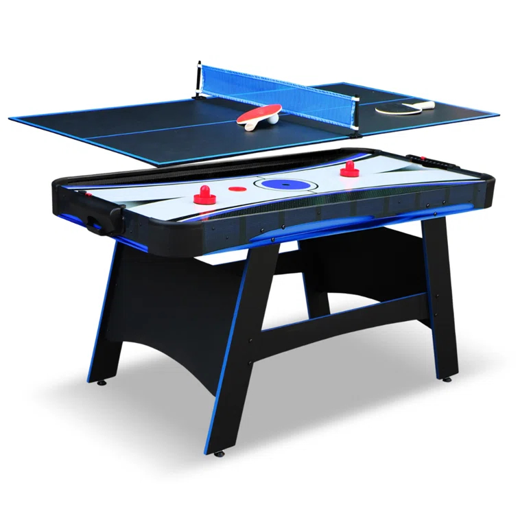 Hathaway Games 5' Two Player Air Hockey Table with Manual Scoreboard
