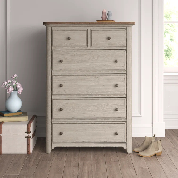 Sand & Stable™ Harlowe 38'' W 5 - Drawer Dresser