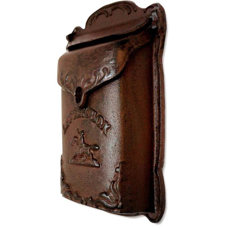 NACH Cara Cast Iron Wall Mounted Mailbox