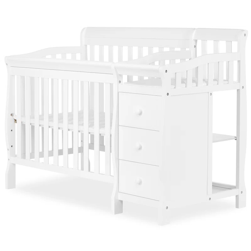 Dream On Me Jayden 4-in-1 Mini Convertible Crib and Changer