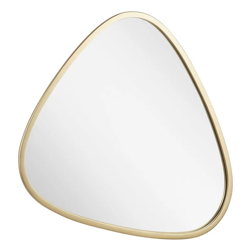 Signature Hardware Platt 30-3/4" x 33-1/4" Asymmetrical Framed Bathroom Mirror