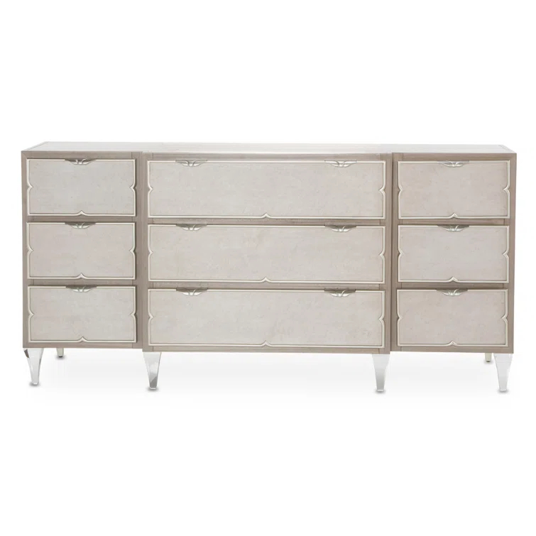 Michael Amini Camden Court 72.5'' W 9 - Drawer Dresser