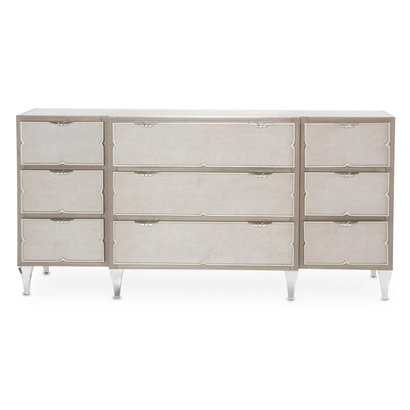 Michael Amini Camden Court 72.5'' W 9 - Drawer Dresser