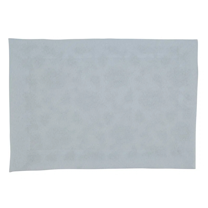 Saro Éloise Collection Polyester Embroidered Rectangle Placemat (Set of 4)