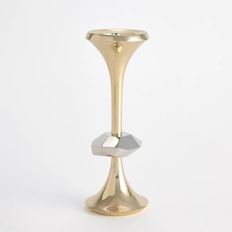 Gabriel Brass Candle Holder-Lg