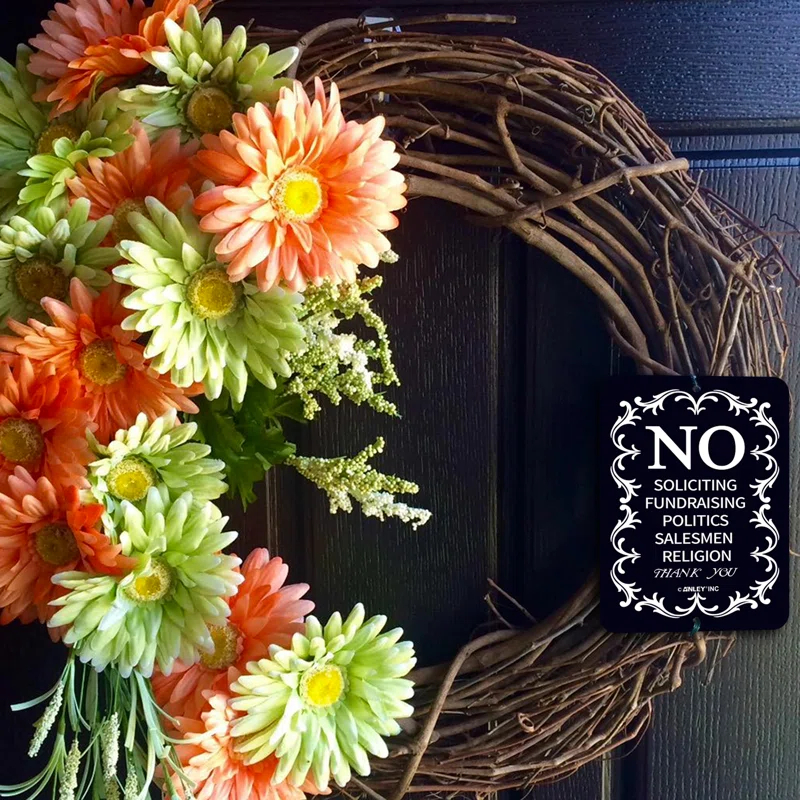 Inbox Zero No Soliciting for Home and Business, do Not Ring the Bell Sign