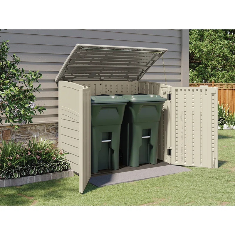 Suncast Outdoor Resin Horizontal Storage Shed