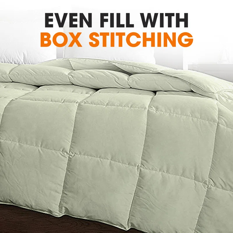 Cheer Collection Baffle Box Stitch Comforter