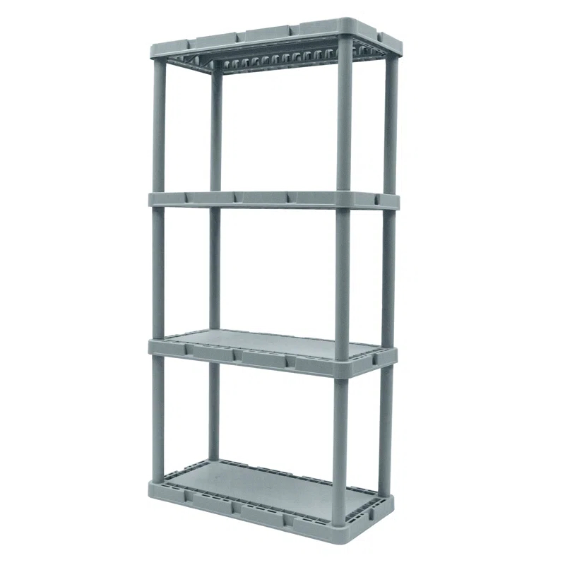 Gracious Living 12'' W Plastic Shelving Unit (Set of 2)
