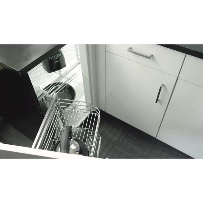 Rev-A-Shelf Rev-A-Shelf Sliding 4-shelf Wire Blind Corner Cabinet Organizer