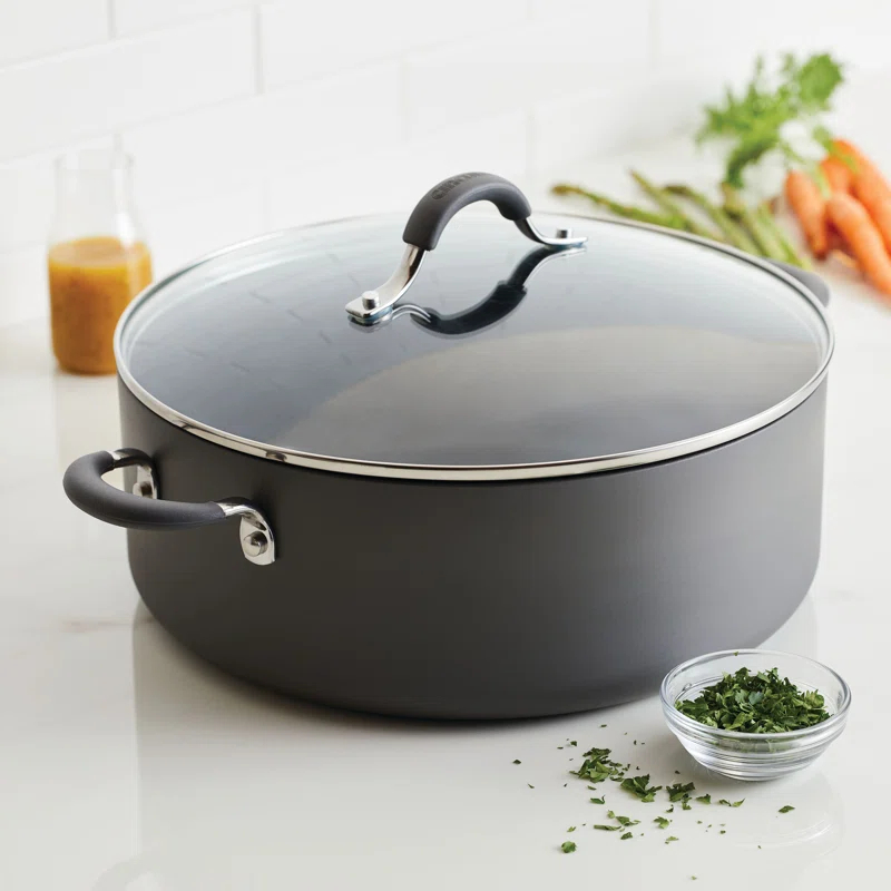 Circulon Radiance Hard-Anodized Aluminum Nonstick Wide Stockpot