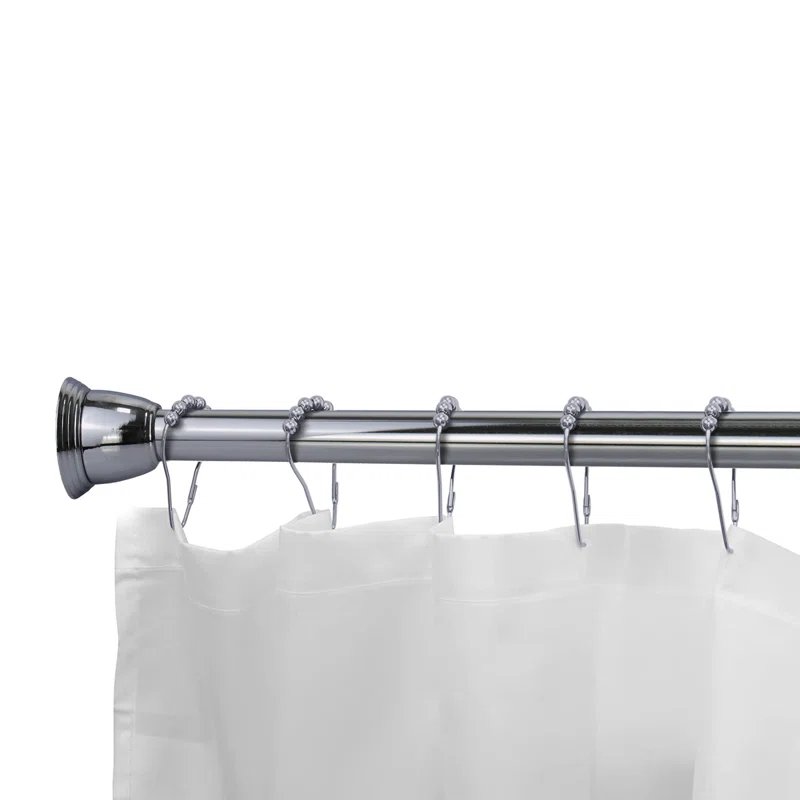 Splash Home 2'' Straight Tension Shower Curtain Rod