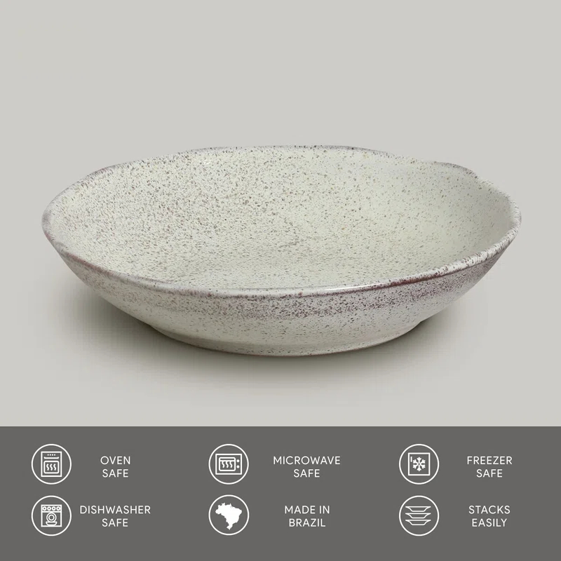 Porto Brasil Pistache 9.84'' Stoneware Salad/Dessert Plate (Set of 6)