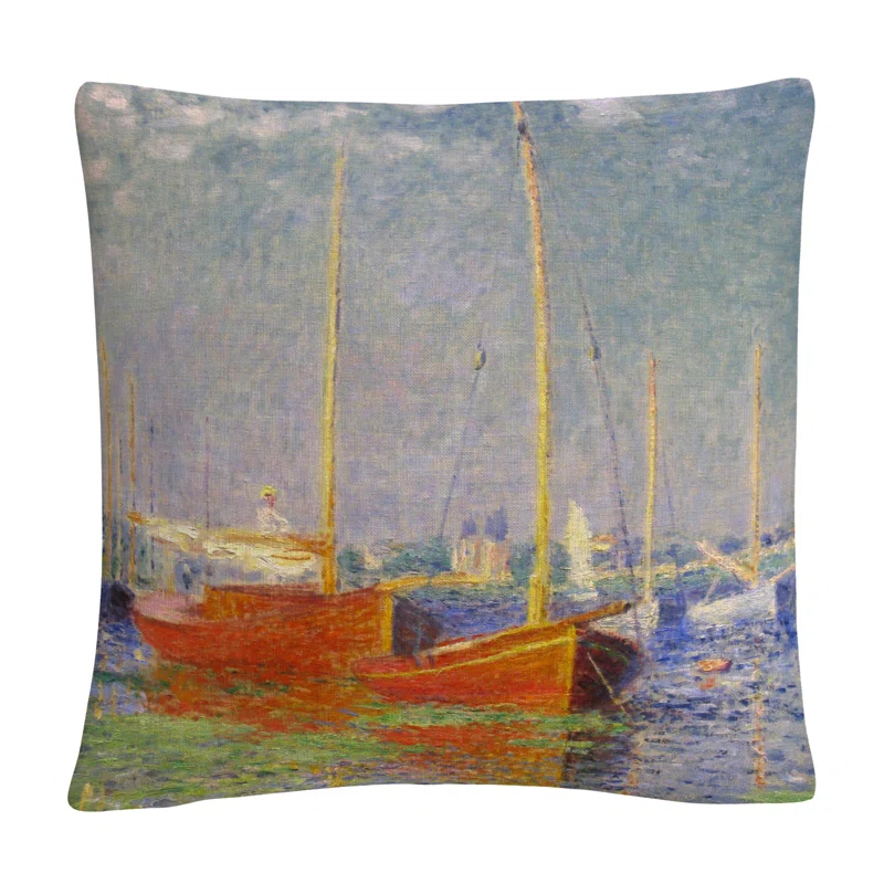 Claude Monet Throw Pillow