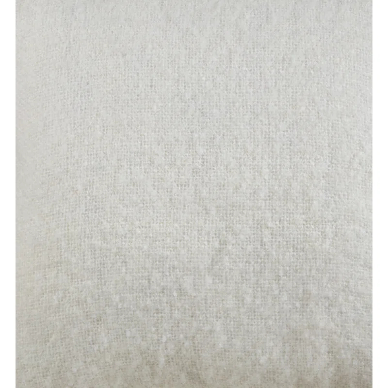 Saro Angora Collection Reversible Throw Pillow