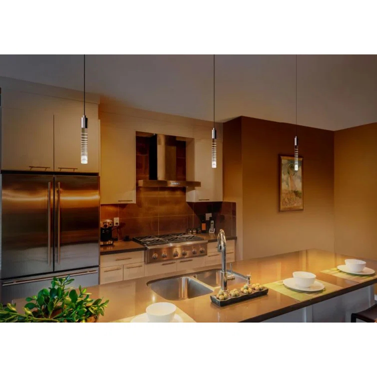 Blackjack Lighting Gradient 1" Acrylic Light Guide Single Pendant - 3W