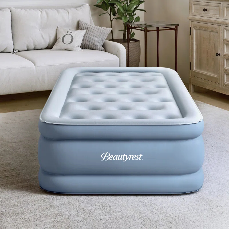 Simmons Beautyrest 15 Inch Posture Lux Size Express Bed Air Mattress & Pump, Twin