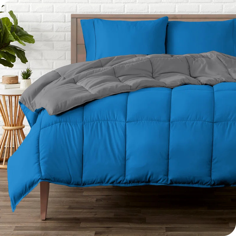 Bare Home 1800 Premium Microfiber Reversible Bed-In-A-Bag