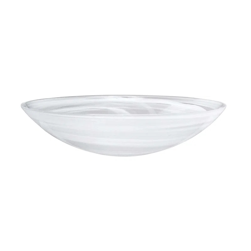 Mariposa Mariposa Alabaster Artisanal Glass Serving Bowl