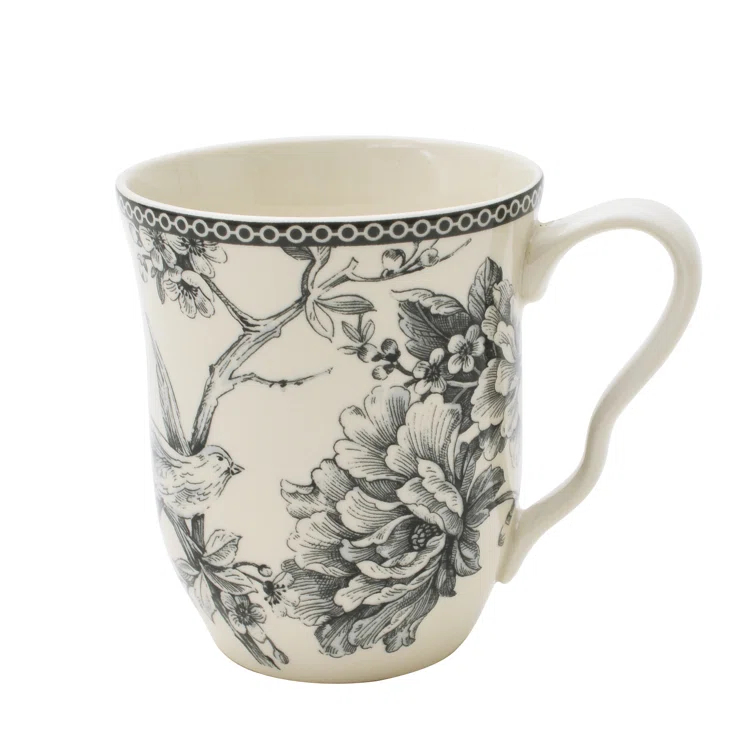 222 Fifth 222 Fifth Adelaide 16-Piece Porcelain Floral Dinnerware Set - Service For 4