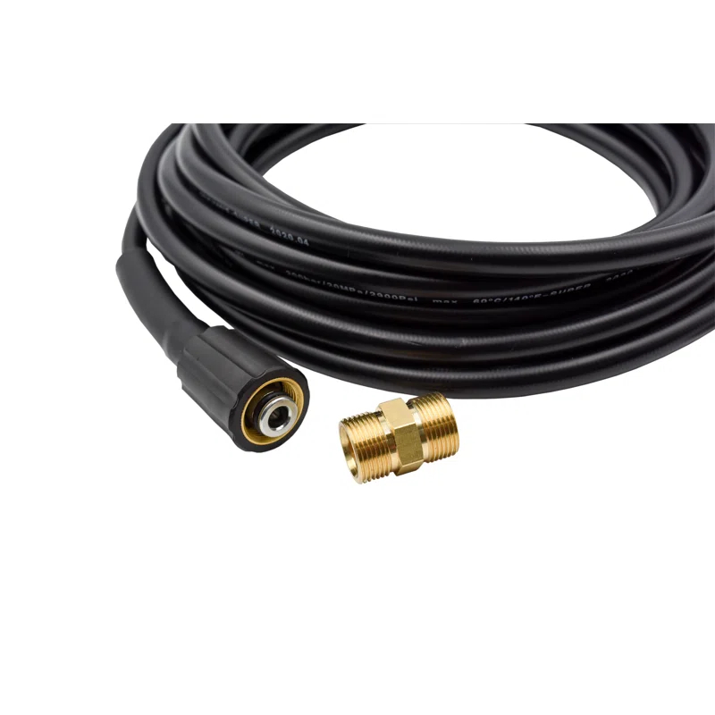 AR Blue Clean Pressure Washer Hose Kit, with 300 Series & Garden Hose Transfer Adapter