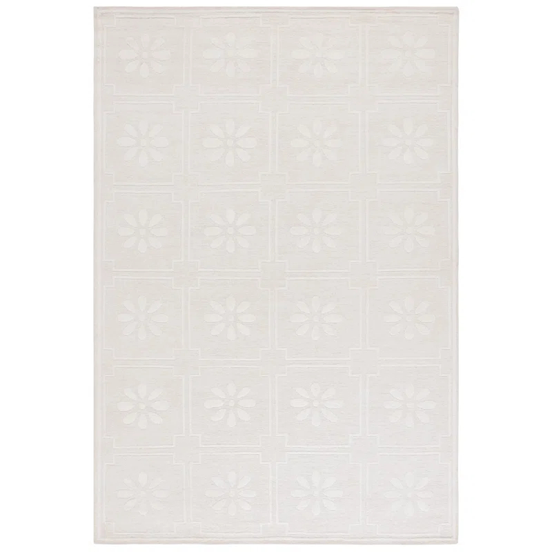 Martha Stewart Rugs Martha Stewart Hand Knotted Linen Floral Rug