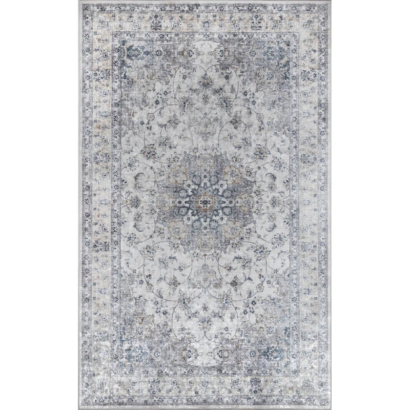 Ophelia & Co. Delmore Power Loom Gray Rug