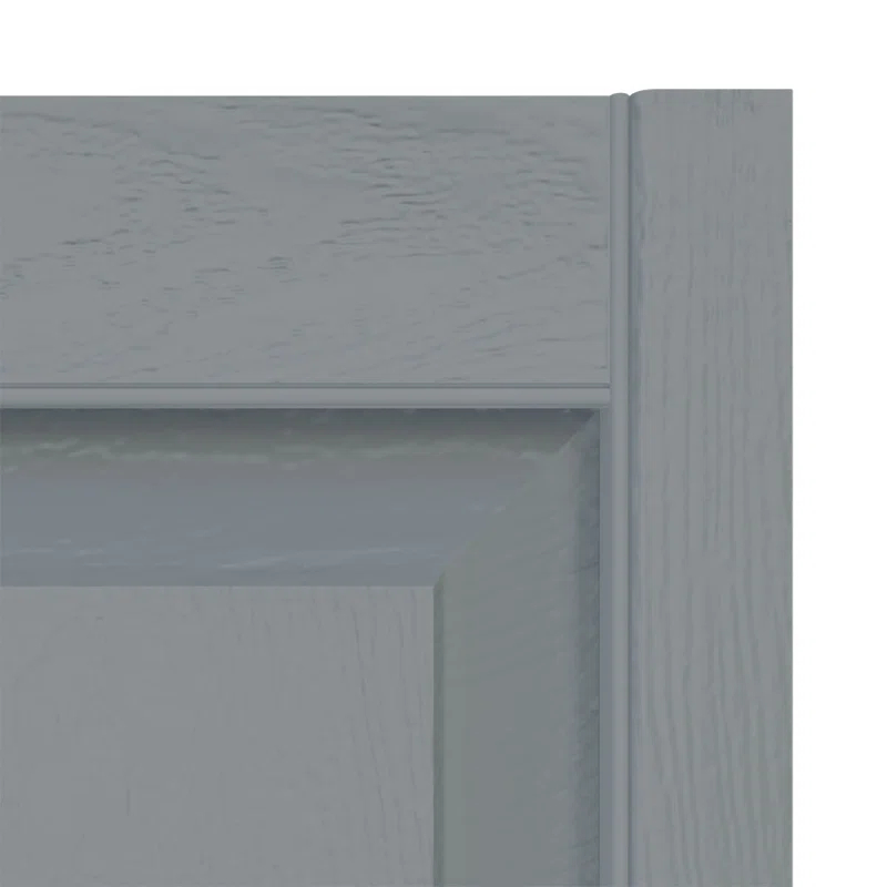 Builders Edge Builders Edge, TailorMade Two Equal Panels, Raised Panel Shutters, Includes Matching Installation Spikes (Per Pair)