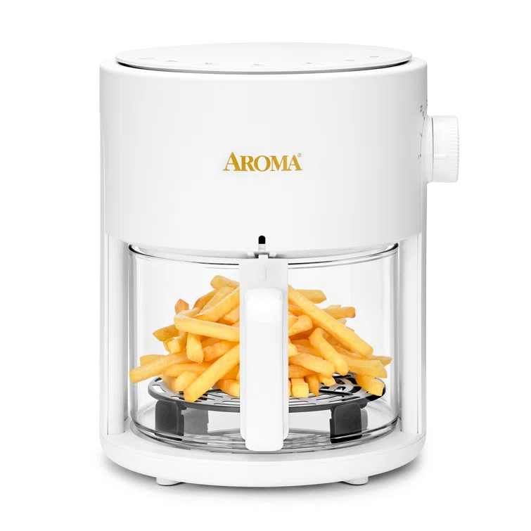 Aroma Aroma® Glass Air Fryer And Countertop Convection Oven (3 Quart)