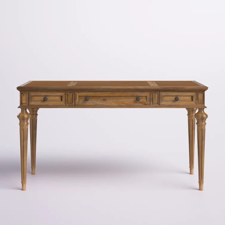 Lark Manor™ Ankaj Solid Wood Base Writing Desk
