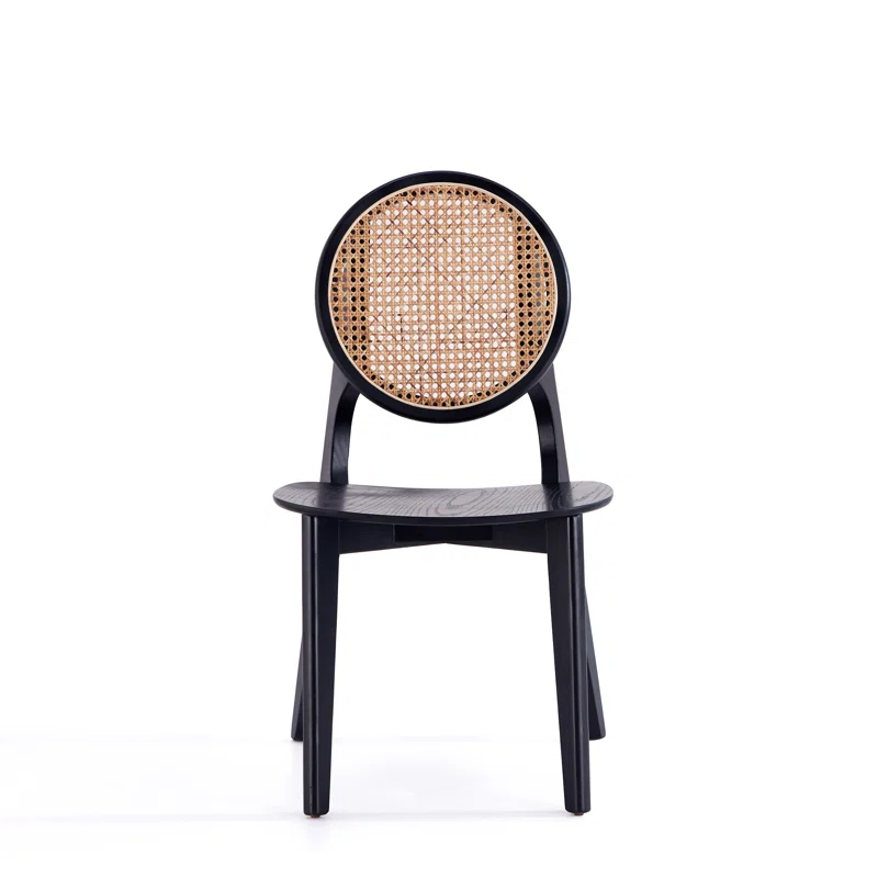 Bayou Breeze Dalen 16.54'' H Ash Solid Wood Cane Back Side Chair