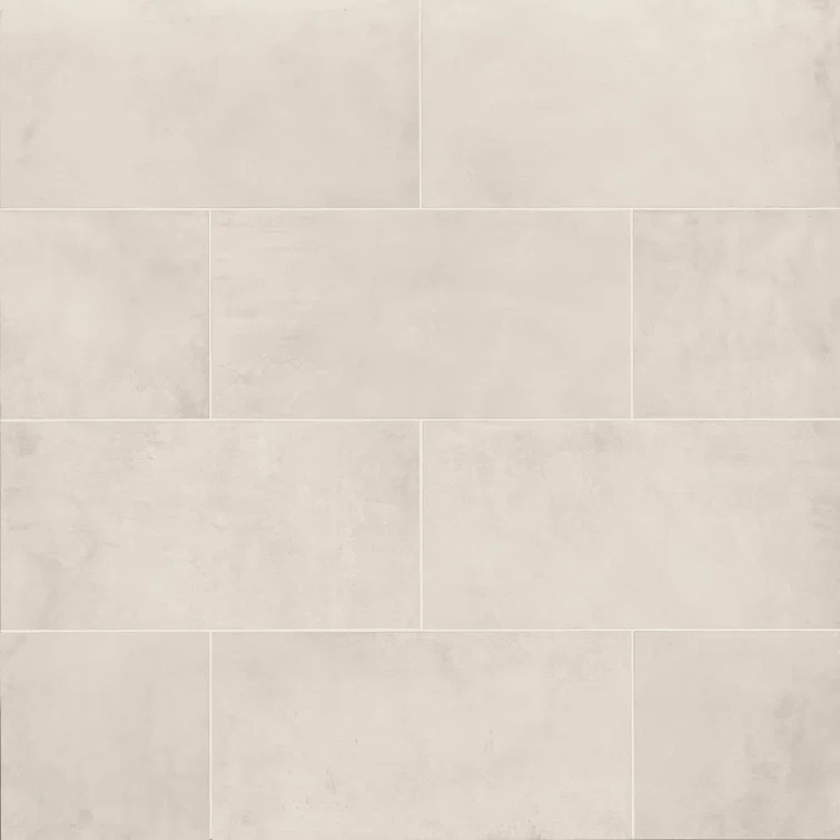 Bedrosians Wave 12" x 24" Porcelain Wall & Floor Tile (Set of 8)