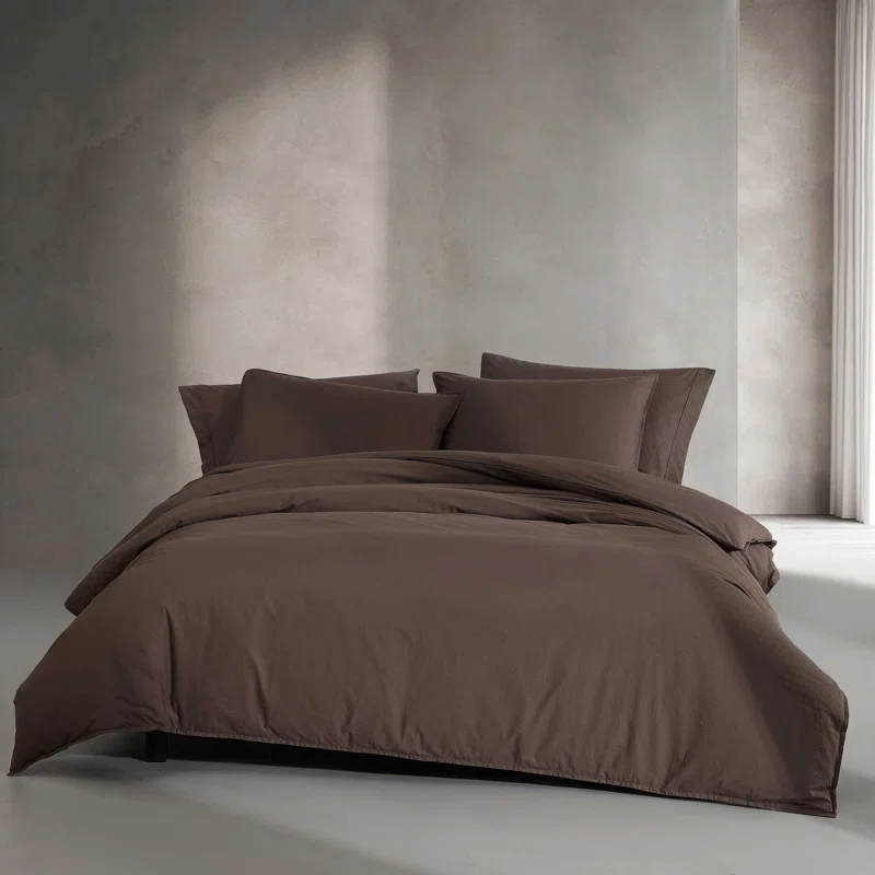 Calvin Klein Calvin Klein Washed Percale Cotton Solid Comforter Set
